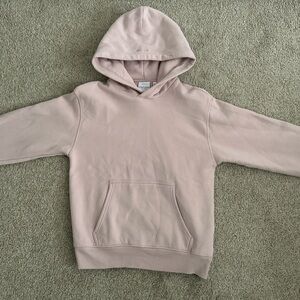 ARITZIA light pink sweat fleece, cozy fleece (perfect fit) hoodie